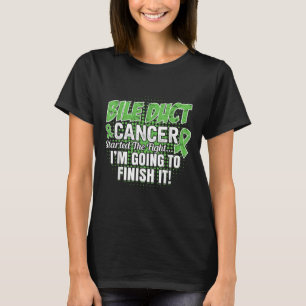 Camiseta Concienciación sobre el cáncer de piel biliar term