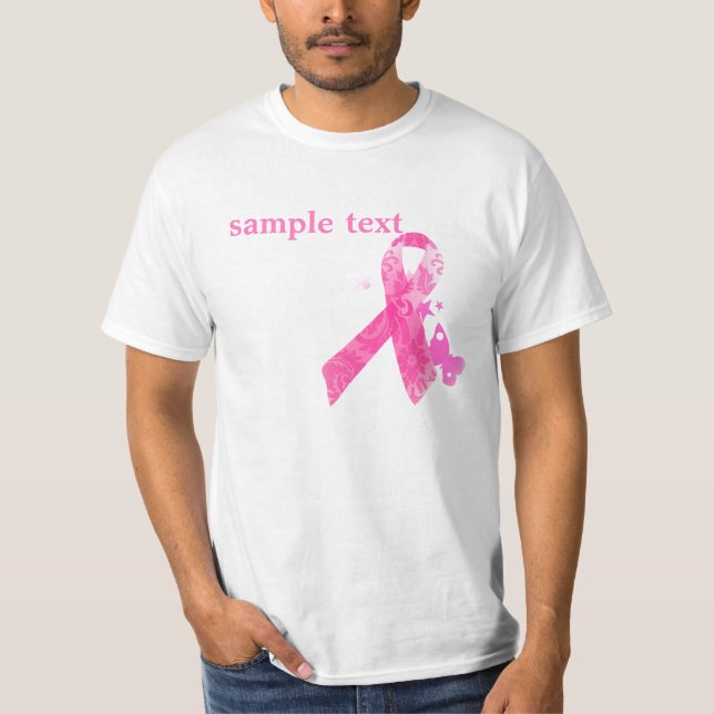 Camiseta Concienciación sobre el cáncer de pixDezines, cint (Anverso)