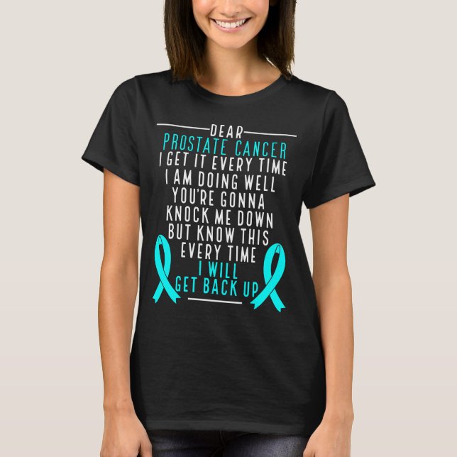 Camiseta Concienciación sobre el cáncer de próstata recuper (Anverso)
