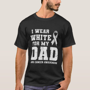 Camiseta Concienciación sobre el cáncer de pulmón Papá Cint
