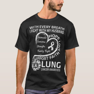 Camiseta Concienciación sobre el cáncer de pulmón: regalo p