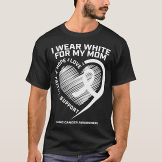 Camiseta Concienciación sobre el cáncer de pulmón Regalos q