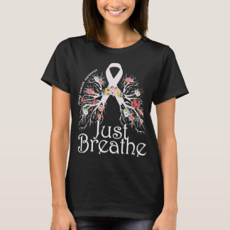 Camiseta Concienciación sobre el cáncer de pulmón sólo resp