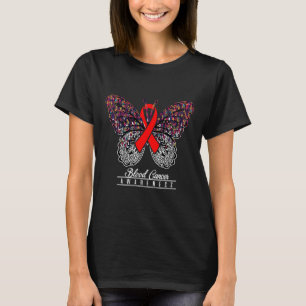 Camiseta Concienciación sobre el cáncer de sangre Butterfly