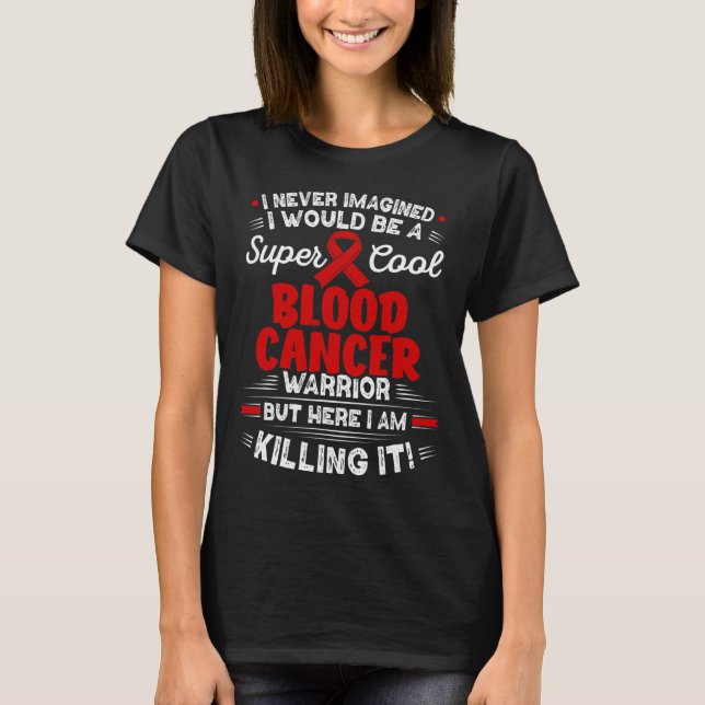 Camiseta Concienciación sobre el cáncer de sangre de Guerre (Anverso)