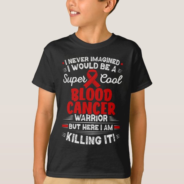 Camiseta Concienciación sobre el cáncer de sangre de Guerre (Anverso)