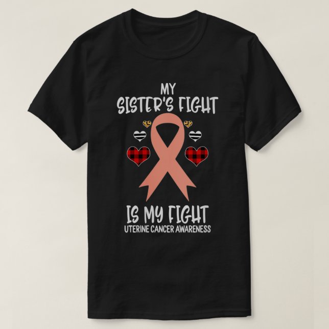 Camiseta Concienciación sobre el cáncer de útero de mujeres (Diseño del anverso)