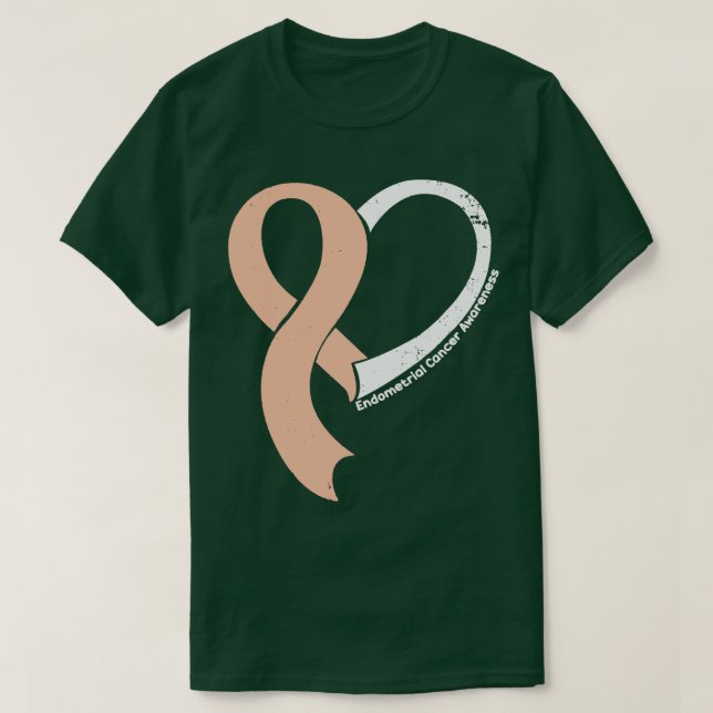 Camiseta Concienciación sobre el cáncer endometrial Ama a l (Diseño del anverso)