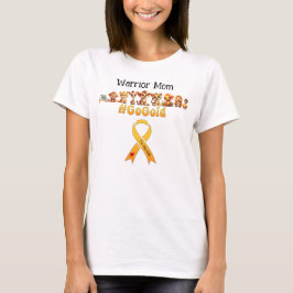 Camiseta Concienciación sobre el cáncer infantil de la madr