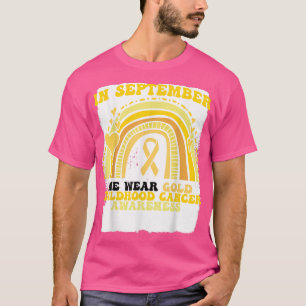 Camiseta Concienciación sobre el cáncer infantil en el arco