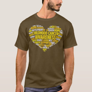 Camiseta Concienciación sobre el cáncer infantil espera apo