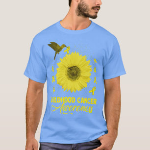 Camiseta Concienciación sobre el cáncer infantil Hummingbir