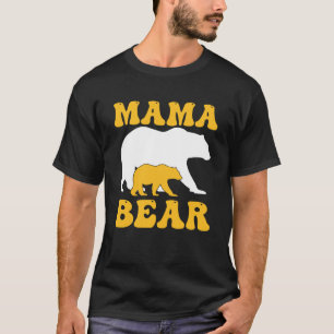 Camiseta Concienciación sobre el cáncer infantil Mama Bear