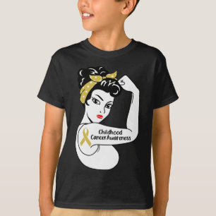 Camiseta Concienciación sobre el cáncer infantil Mujeres fu