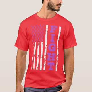 Camiseta Concienciación Sobre El Cáncer Lucha Contra La Ban