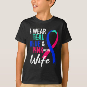 Camiseta Concienciación sobre el cáncer para la esposa mi r