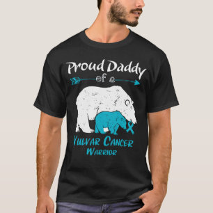 Camiseta Concienciación sobre el cáncer vulvar de Proud Dad