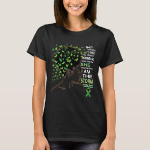 Camiseta Concienciación sobre el Chica negro Guerrero de Sa