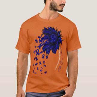 Camiseta Concienciación sobre el colon Awareness sunflower 