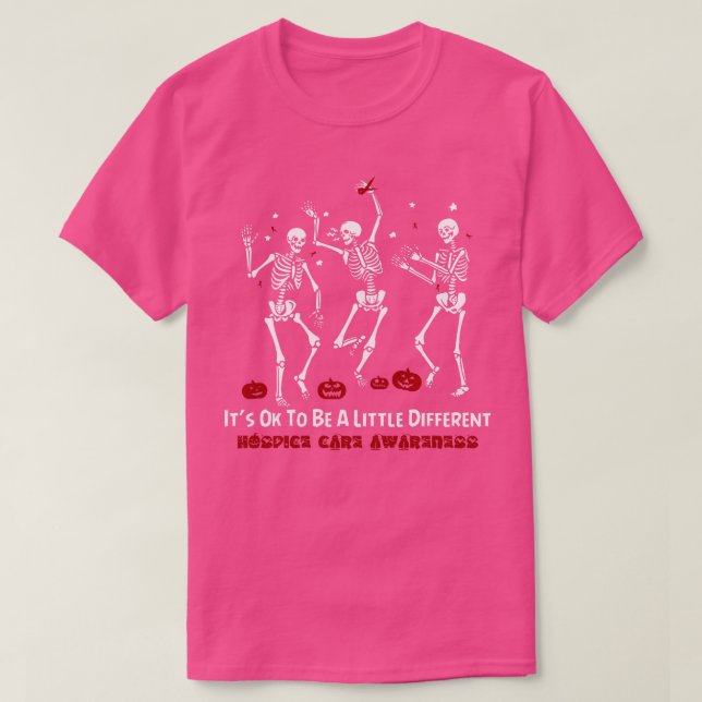 Camiseta Concienciación sobre el cuidado de hospicio Está B (Diseño del anverso)