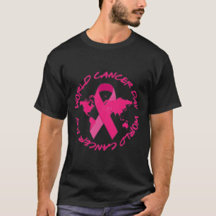 Camiseta Concienciación sobre el Día Mundial del Cáncer