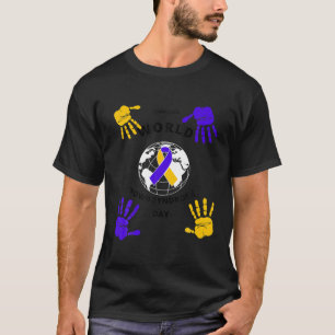 Camiseta Concienciación sobre el Día Mundial del Síndrome d