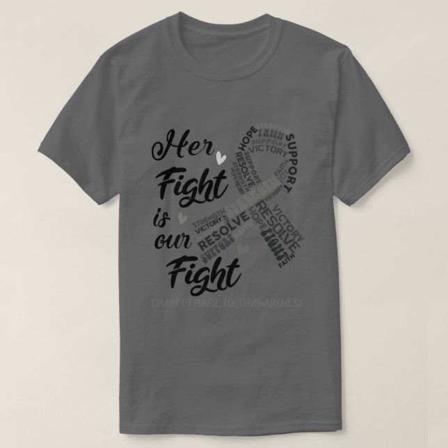 Camiseta Concienciación sobre el diente de Charcot Marie Su (Diseño del anverso)