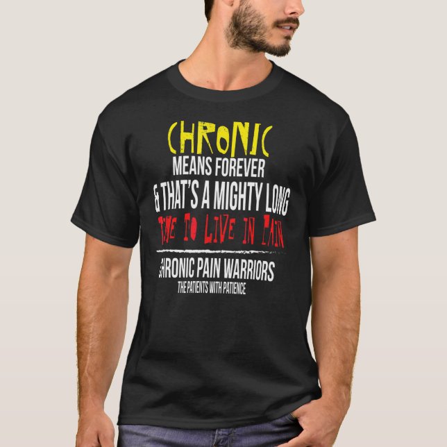 Camiseta Concienciación Sobre El Dolor Crónico Para Los Gue (Anverso)