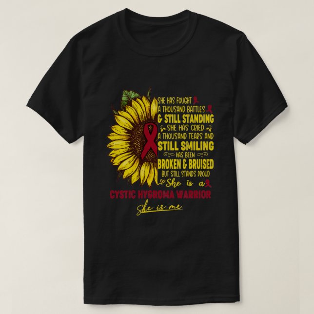 Camiseta Concienciación sobre el Higroma Quístico Es Un Hig (Diseño del anverso)