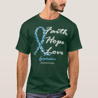 Camiseta Concienciación sobre el linfedema Fe Esperanza Amo