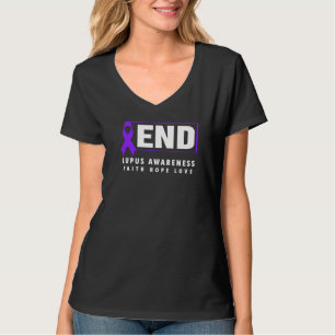 Camiseta Concienciación sobre el Lupus de la Cinta Púrpura