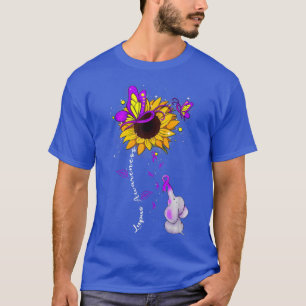 Camiseta Concienciación sobre el Lupus Elefantes de Girasol