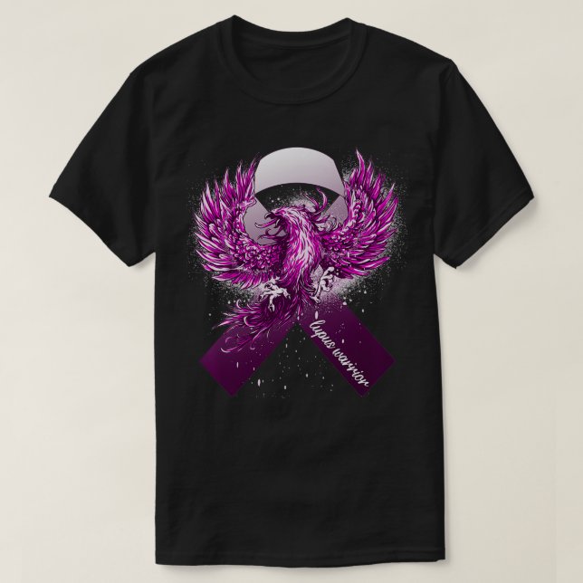 Camiseta Concienciación sobre el Lupus, Lupus Warrior Pullo (Diseño del anverso)