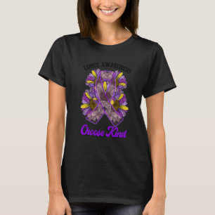 Camiseta Concienciación sobre el lupus púrpura Escoge el fl