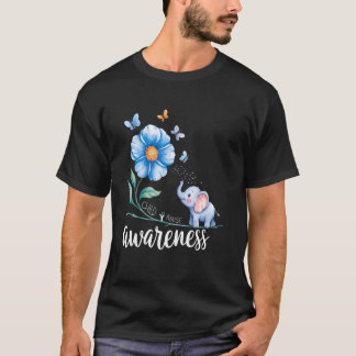 Camiseta Concienciación sobre el maltrato infantil Girasol 