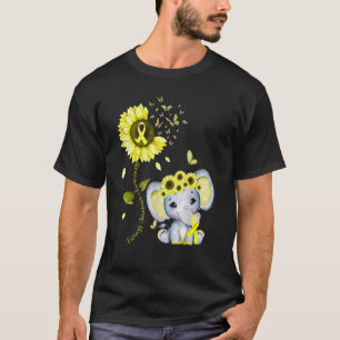 Camiseta Concienciación sobre el sarcoma de Ewing Amarillo