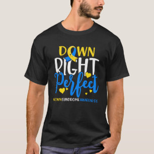 Camiseta Concienciación sobre el síndrome de Down a la dere