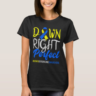 Camiseta Concienciación sobre el síndrome de Down a la dere