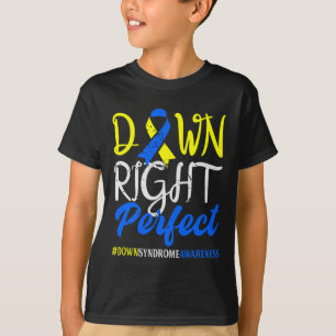 Camiseta Concienciación sobre el síndrome de Down a la dere