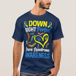 Camiseta Concienciación sobre el síndrome de Down a la dere