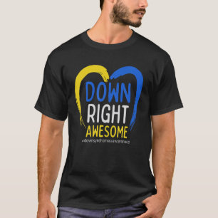 Camiseta Concienciación sobre el síndrome de Down a nivel n