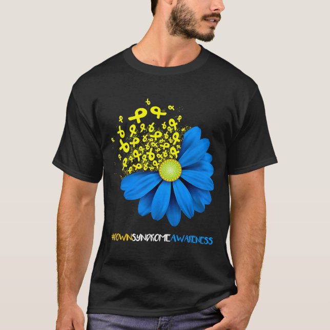 Camiseta Concienciación sobre el síndrome de Down Cinta De  (Anverso)