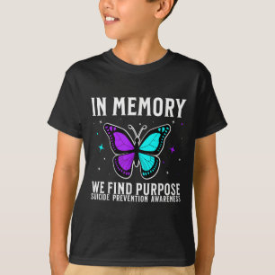 Camiseta Concienciación sobre el suicidio Apoyo Mes de conc