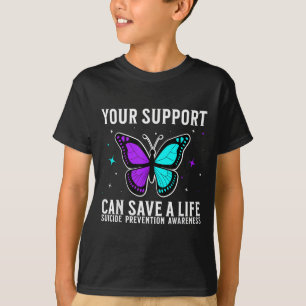 Camiseta Concienciación sobre el suicidio Apoyo Mes de conc