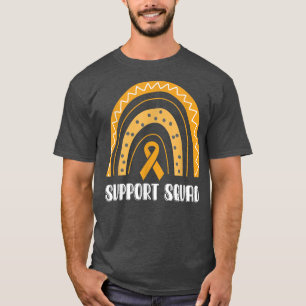 Camiseta Concienciación sobre el TDAH Arcoiris Naranja Squa
