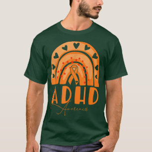 Camiseta Concienciación sobre el TDAH Cinta arco iris para 