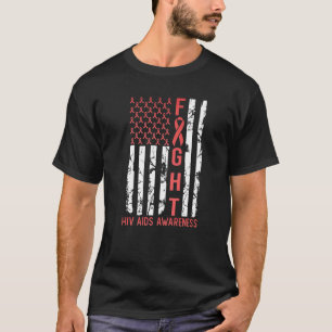 Camiseta Concienciación sobre el VIH SIDA Diciembre Mes Ban