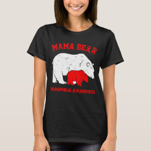 Camiseta Concienciación sobre HEMOFILIA de Mama Bear