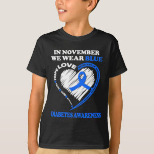 Camiseta Concienciación sobre la diabetes En Noviembre Usam