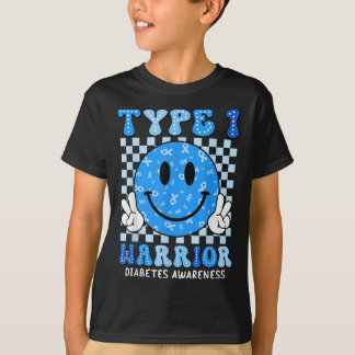 Camiseta Concienciación sobre la diabetes Niños Cinta Cinta